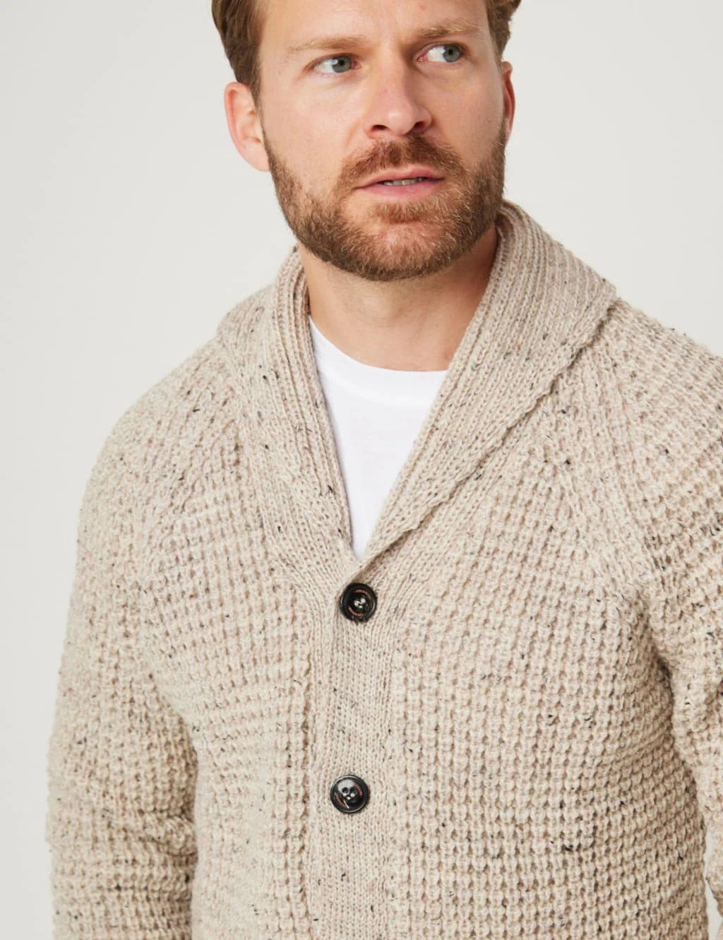 Waffle Shawl Cardigan 9 Waffle Shawl Cardigan - Image 9