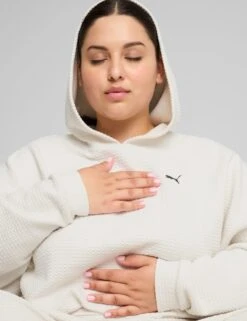 Puma Q4 Studio Cotton Blend Textured Hoodie 30 Puma Q4 Studio Cotton Blend Textured Hoodie -Marksandspencer Sale Store q4 studio cotton blend textured hoodie 10