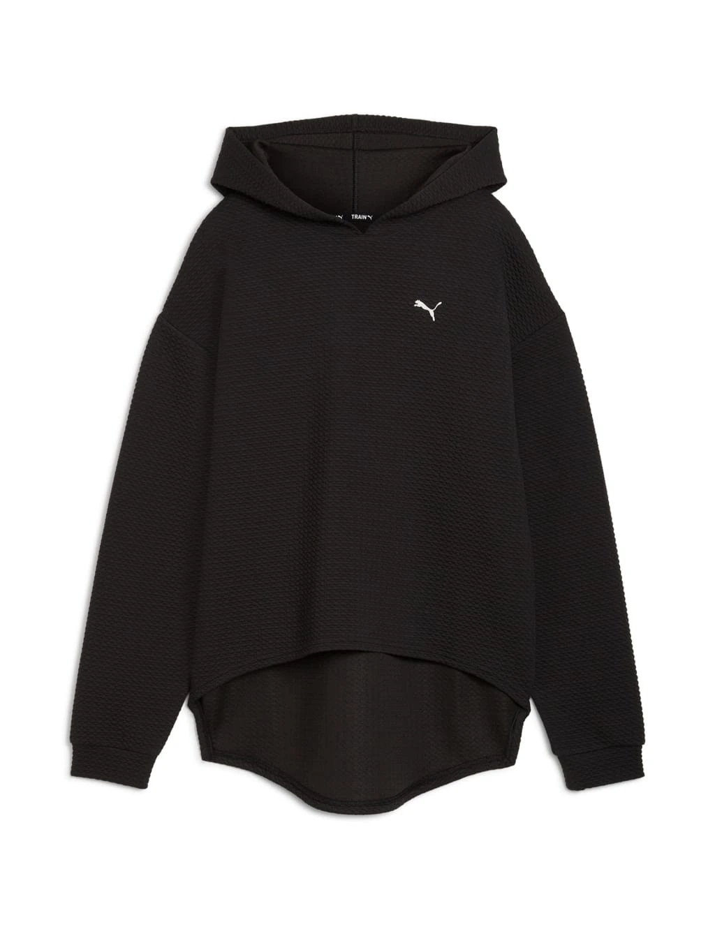 Puma Q4 Studio Cotton Blend Textured Hoodie 15 Puma Q4 Studio Cotton Blend Textured Hoodie - Image 15