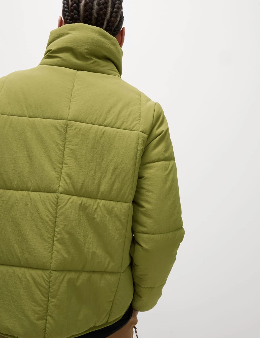 Quilted Funnel Neck Puffer Jacket 12 Quilted Funnel Neck Puffer Jacket - Image 12
