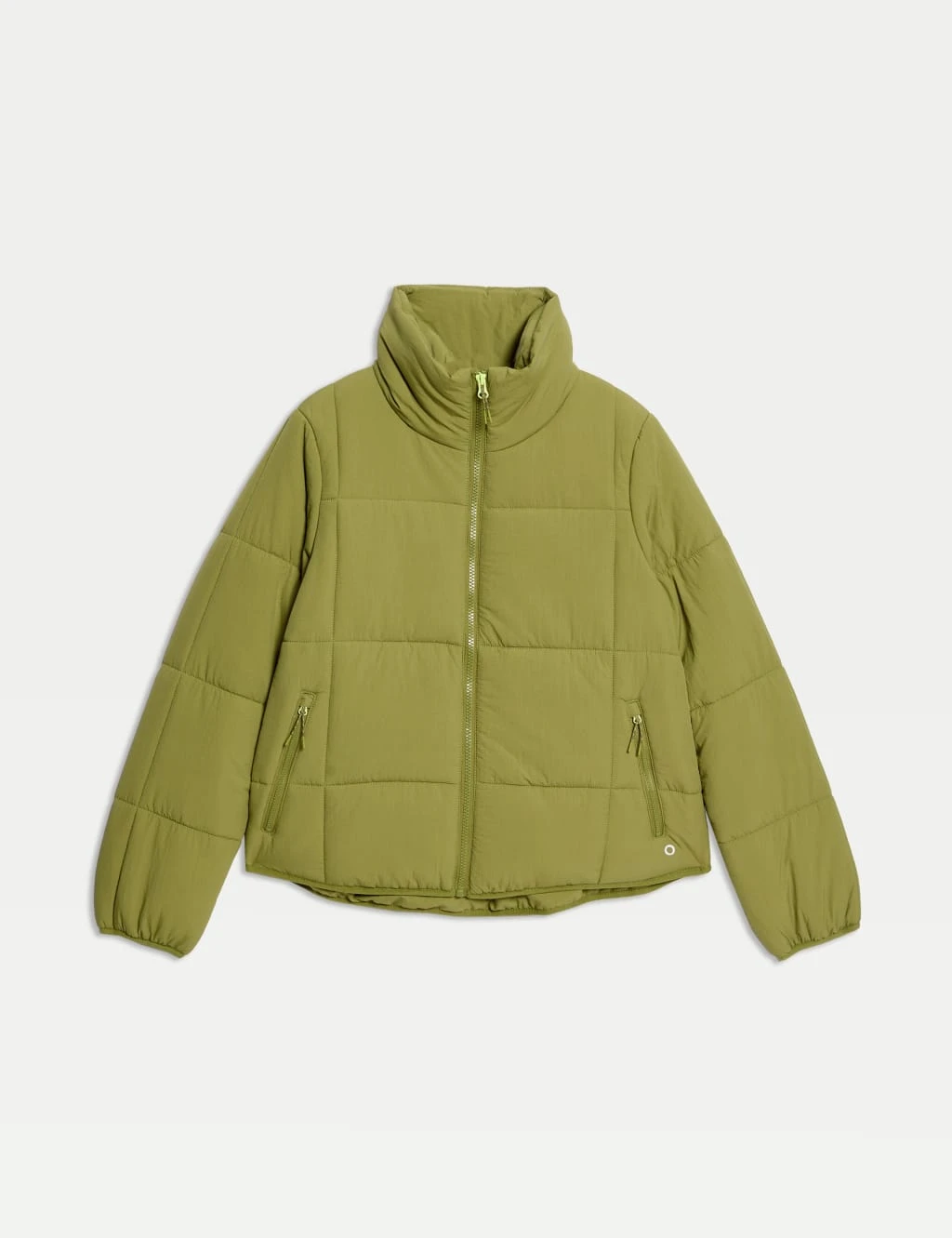 Quilted Funnel Neck Puffer Jacket 8 Quilted Funnel Neck Puffer Jacket - Image 8