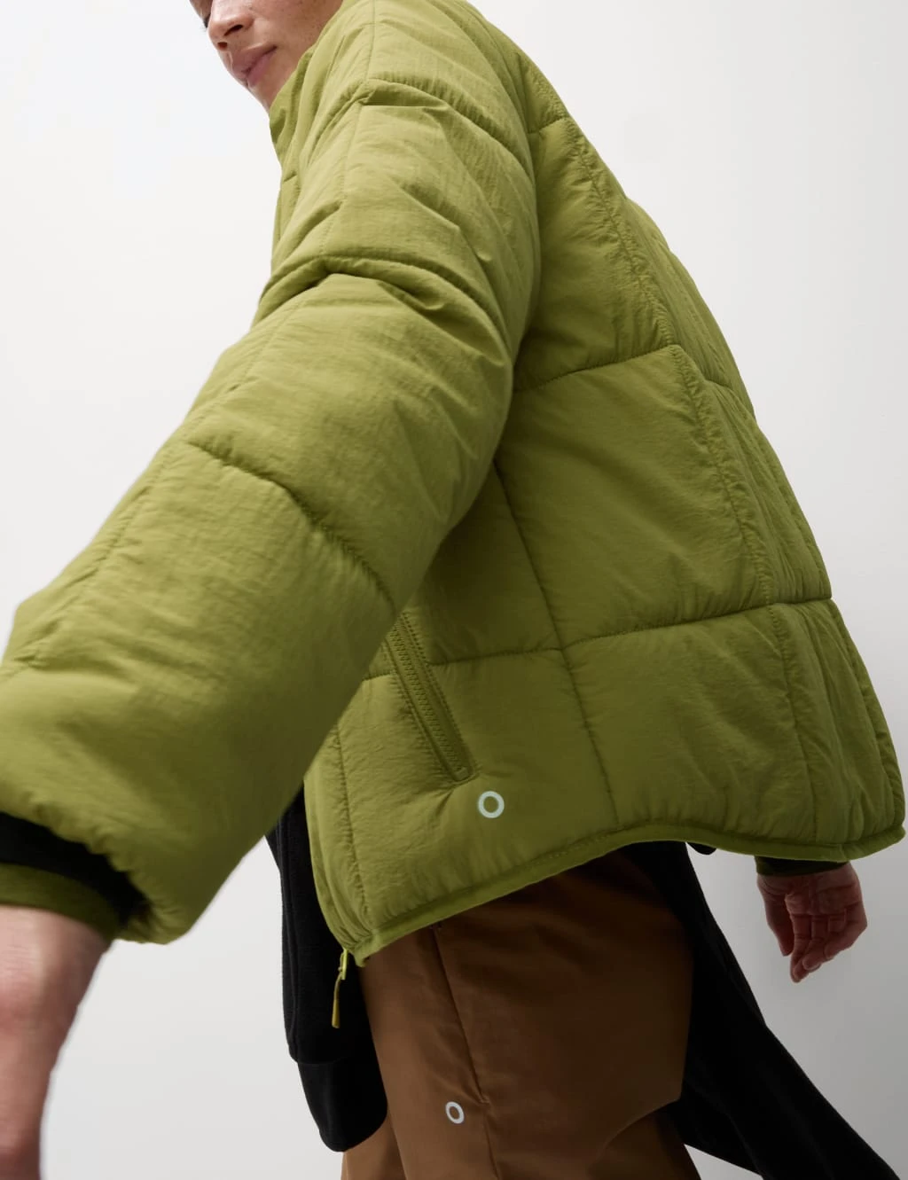 Quilted Funnel Neck Puffer Jacket 9 Quilted Funnel Neck Puffer Jacket - Image 9