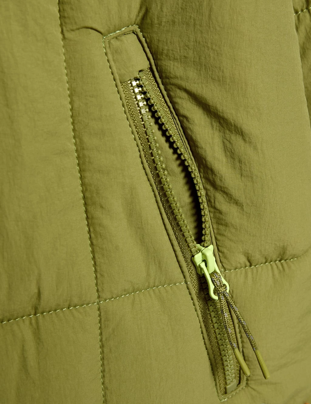 Quilted Funnel Neck Puffer Jacket 11 Quilted Funnel Neck Puffer Jacket - Image 11