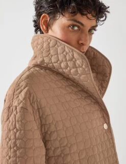 Quilted Padded Longline Coat -Marksandspencer Sale Store quilted padded longline coat 4