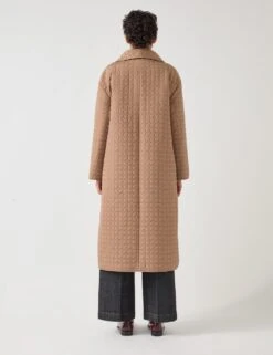 Quilted Padded Longline Coat -Marksandspencer Sale Store quilted padded longline coat 5
