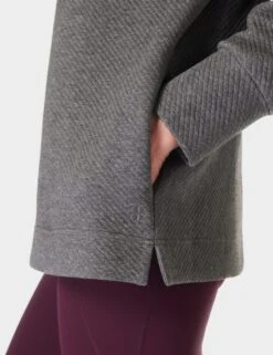 Sweaty Betty Radiant Ribbed Collared Half Zip Sweatshirt -Marksandspencer Sale Store radiant ribbed collared half zip sweatshirt 12