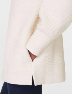 Sweaty Betty Radiant Ribbed Collared Half Zip Sweatshirt -Marksandspencer Sale Store radiant ribbed collared half zip sweatshirt 6