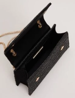 Raffia Chain Strap Clutch Bag -Marksandspencer Sale Store raffia chain strap clutch bag 10