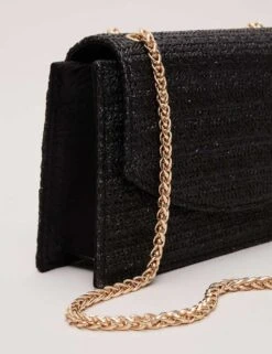 Raffia Chain Strap Clutch Bag -Marksandspencer Sale Store raffia chain strap clutch bag 11