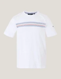 Regatta Ravia Pure Cotton Chest Stripe T-Shirt -Marksandspencer Sale Store ravia pure cotton chest stripe t shirt 19