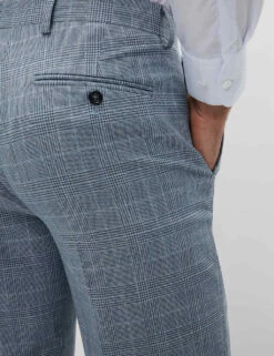 Regular Fit Check Suit Trousers -Marksandspencer Sale Store regular fit check suit trousers 11