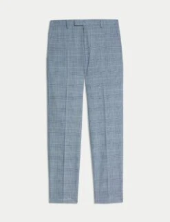 Regular Fit Check Suit Trousers -Marksandspencer Sale Store regular fit check suit trousers 12
