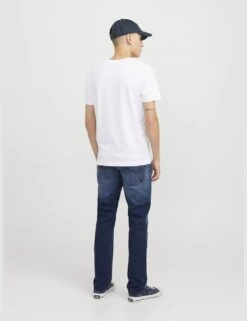 Jack & Jones Tapered Fit Cotton Blend 5 Pocket Jeans -Marksandspencer Sale Store regular fit cotton blend 5 pocket jeans 2