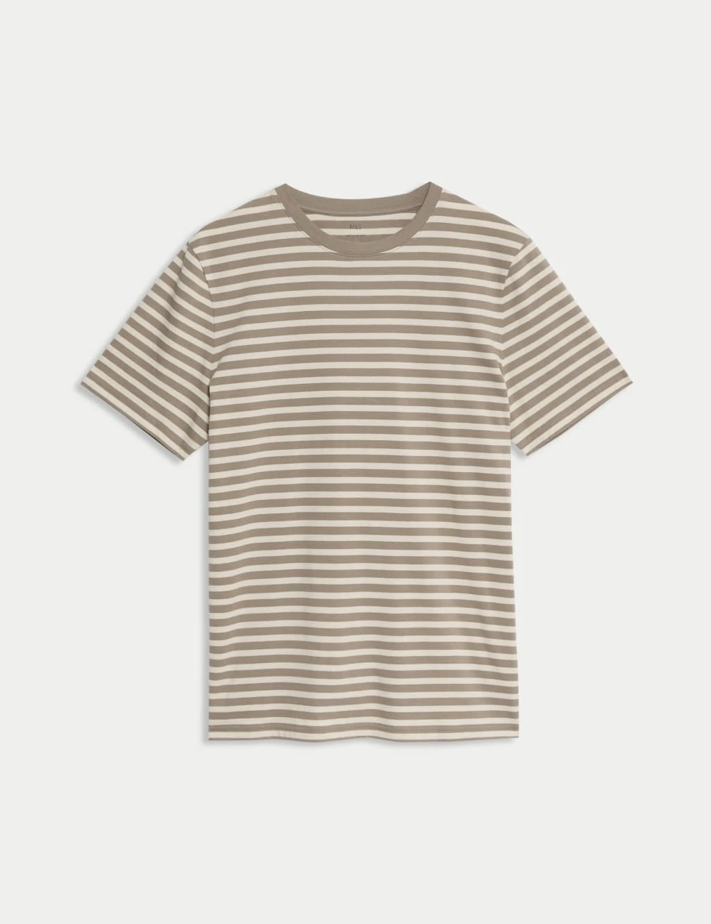 Regular Fit Crew Neck Striped T-Shirt 16 Regular Fit Crew Neck Striped T-Shirt - Image 16
