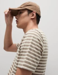 Regular Fit Crew Neck Striped T-Shirt 36 Regular Fit Crew Neck Striped T-Shirt -Marksandspencer Sale Store regular fit crew neck striped t shirt 14