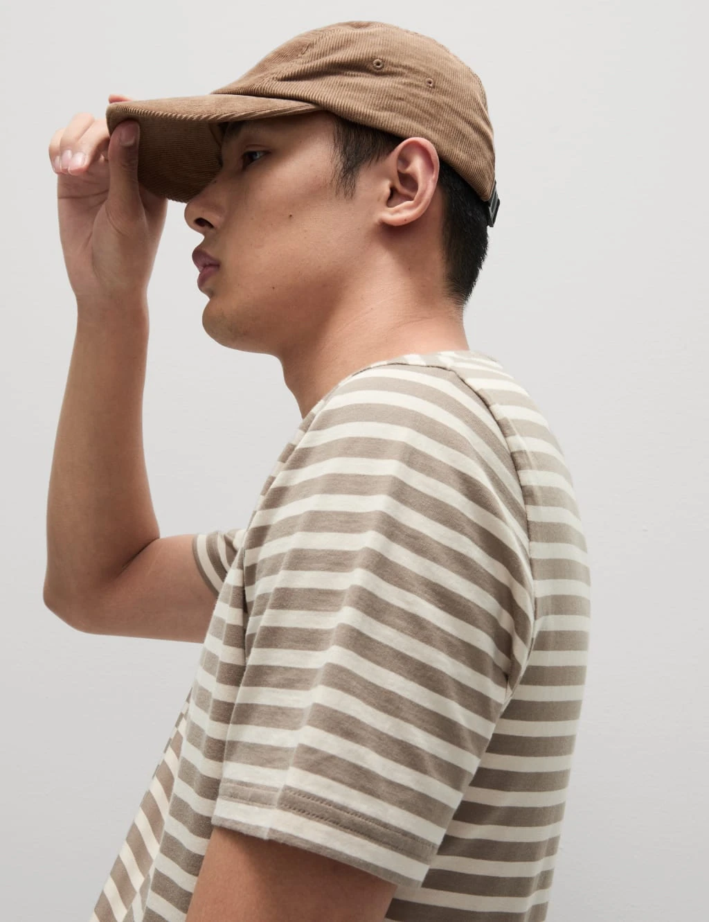 Regular Fit Crew Neck Striped T-Shirt 17 Regular Fit Crew Neck Striped T-Shirt - Image 17