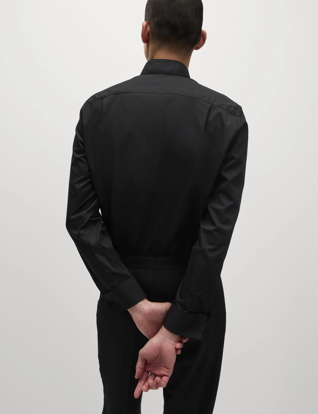 Regular Fit Cotton Blend Dress Shirt 16 Regular Fit Cotton Blend Dress Shirt - Image 16