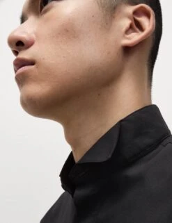 Regular Fit Cotton Blend Dress Shirt 36 Regular Fit Cotton Blend Dress Shirt -Marksandspencer Sale Store regular fit easy iron cotton blend shirt 15