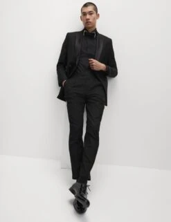 Regular Fit Cotton Blend Dress Shirt 37 Regular Fit Cotton Blend Dress Shirt -Marksandspencer Sale Store regular fit easy iron cotton blend shirt 16