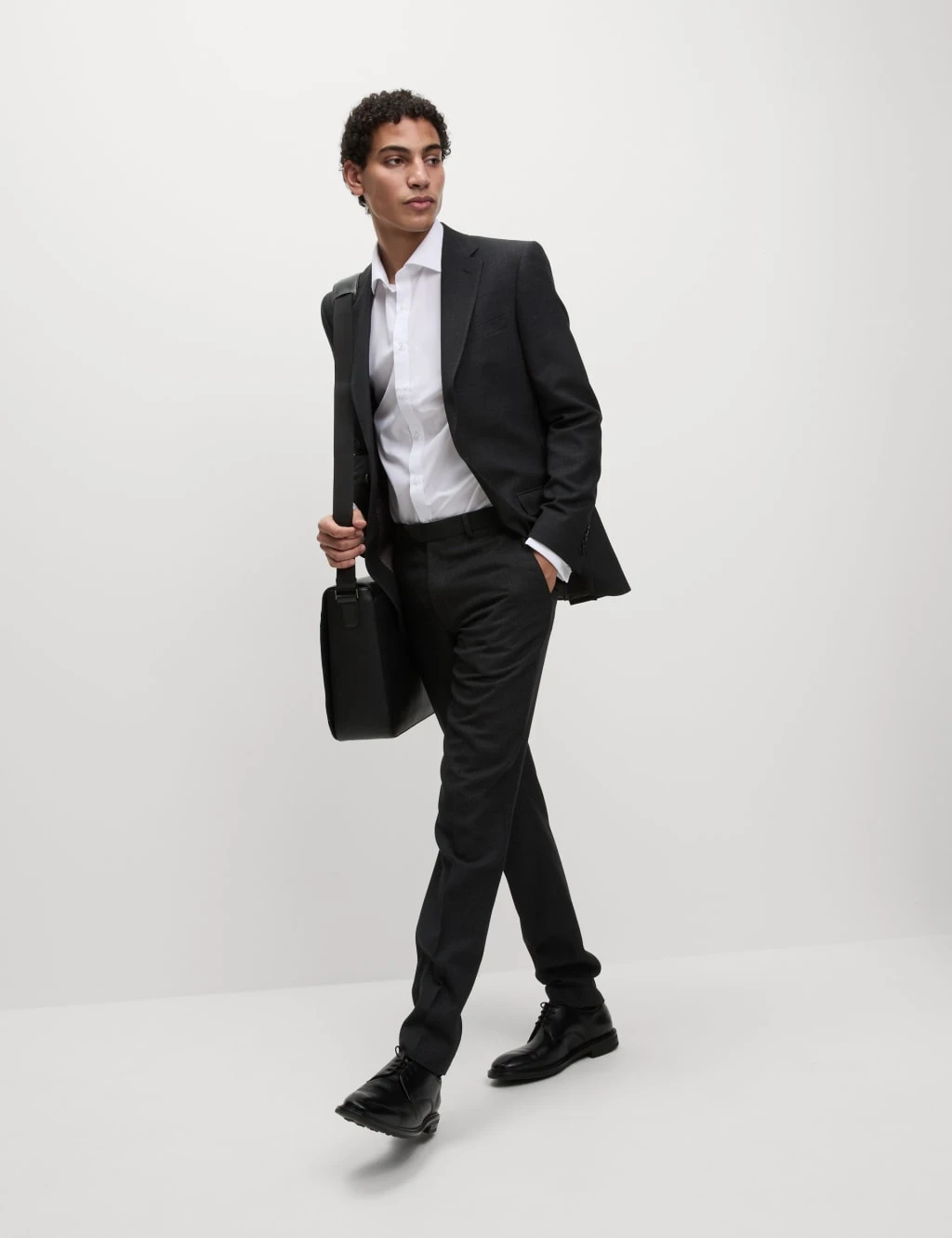 Regular Fit Cotton Blend Double Cuff Shirt 12 Regular Fit Cotton Blend Double Cuff Shirt - Image 12