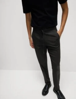 Tapered Fit Elasticated Trousers -Marksandspencer Sale Store regular fit elasticated trousers 5