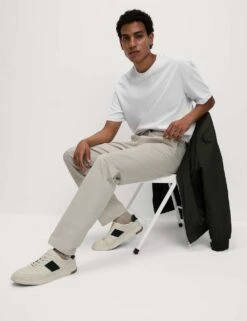 Regular Fit Elasticated Waist Chinos -Marksandspencer Sale Store regular fit elasticated waist chinos 11