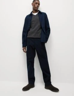 Regular Fit Elasticated Waist Chinos -Marksandspencer Sale Store regular fit elasticated waist chinos 5