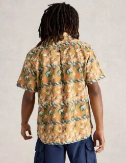 WHITE STUFF Regular Fit Linen Blend Floral Short Sleeve Shirt 20 WHITE STUFF Regular Fit Linen Blend Floral Short Sleeve Shirt -Marksandspencer Sale Store regular fit linen blend floral short sleeve shirt 8