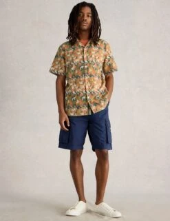 WHITE STUFF Regular Fit Linen Blend Floral Short Sleeve Shirt 21 WHITE STUFF Regular Fit Linen Blend Floral Short Sleeve Shirt -Marksandspencer Sale Store regular fit linen blend floral short sleeve shirt 9