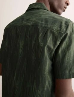 Jaeger Regular Fit Luxury Cotton Silk Blend Shirt -Marksandspencer Sale Store regular fit luxury cotton silk blend shirt 11