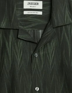 Jaeger Regular Fit Luxury Cotton Silk Blend Shirt -Marksandspencer Sale Store regular fit luxury cotton silk blend shirt 7