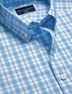 Regular Fit Non Iron Pure Cotton Check Shirt -Marksandspencer Sale Store regular fit non iron pure cotton check shirt 6