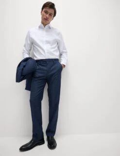 Regular Fit Easy Iron Pure Cotton Textured Shirt -Marksandspencer Sale Store regular fit non iron pure cotton dobby shirt