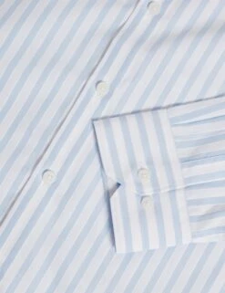 Regular Fit Pure Cotton Striped Shirt -Marksandspencer Sale Store regular fit pure cotton striped shirt 9