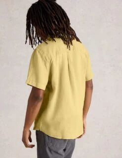 WHITE STUFF Regular Fit Pure Linen Short Sleeve Shirt -Marksandspencer Sale Store regular fit pure linen short sleeve shirt 14