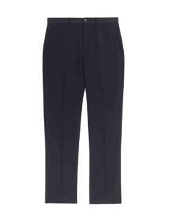 Regular Fit Wool Blend Trousers -Marksandspencer Sale Store regular fit wool blend trousers
