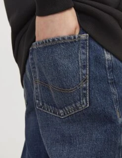 Jack & Jones Junior Relaxed Pure Cotton Denim Jeans (8-16 Yrs) -Marksandspencer Sale Store regular pure cotton denim jeans 8 16 yrs 1 2