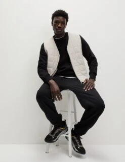 Oversized Cotton Rich Crew Neck Sweatshirt -Marksandspencer Sale Store relaxed fit cotton rich crew neck sweatshirt 2