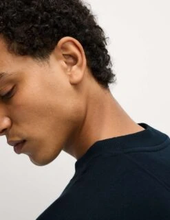 Oversized Cotton Rich Crew Neck Sweatshirt -Marksandspencer Sale Store relaxed fit cotton rich crew neck sweatshirt 6