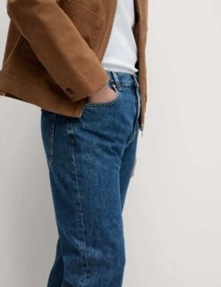 Authentic Relaxed Straight Fit Jeans -Marksandspencer Sale Store relaxed fit pure cotton jeans 2