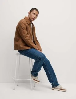 Authentic Relaxed Straight Fit Jeans -Marksandspencer Sale Store relaxed fit pure cotton jeans 4