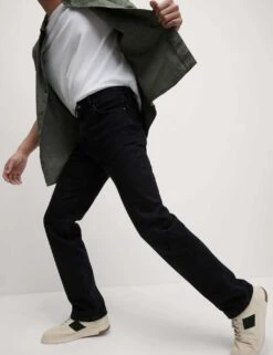 Authentic Relaxed Straight Fit Jeans -Marksandspencer Sale Store relaxed fit pure cotton jeans 7