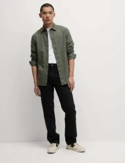 Authentic Relaxed Straight Fit Jeans -Marksandspencer Sale Store relaxed fit pure cotton jeans 8