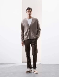 Relaxed Fit V-Neck Cardigan -Marksandspencer Sale Store relaxed v neck cardigan 5