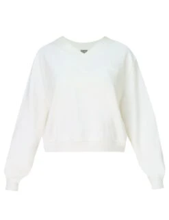 Sweaty Betty Revive Cotton Rich V-Neck Crop Sweatshirt -Marksandspencer Sale Store revive cotton rich v neck crop sweatshirt 6