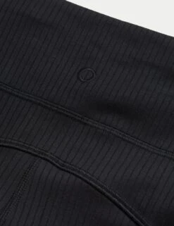 Ribbed High Waisted Flared Yoga Leggings -Marksandspencer Sale Store ribbed high waisted flared yoga leggings 9