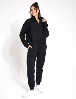 Rihanna Cotton Rich Half Zip Sweatshirt -Marksandspencer Sale Store rihanna cotton rich half zip sweatshirt 11