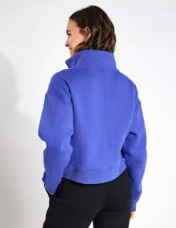 Rihanna Cotton Rich Half Zip Sweatshirt -Marksandspencer Sale Store rihanna cotton rich half zip sweatshirt 16