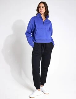 Rihanna Cotton Rich Half Zip Sweatshirt -Marksandspencer Sale Store rihanna cotton rich half zip sweatshirt 17