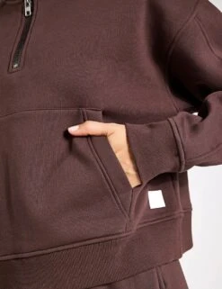 Rihanna Cotton Rich Half Zip Sweatshirt -Marksandspencer Sale Store rihanna cotton rich half zip sweatshirt 5